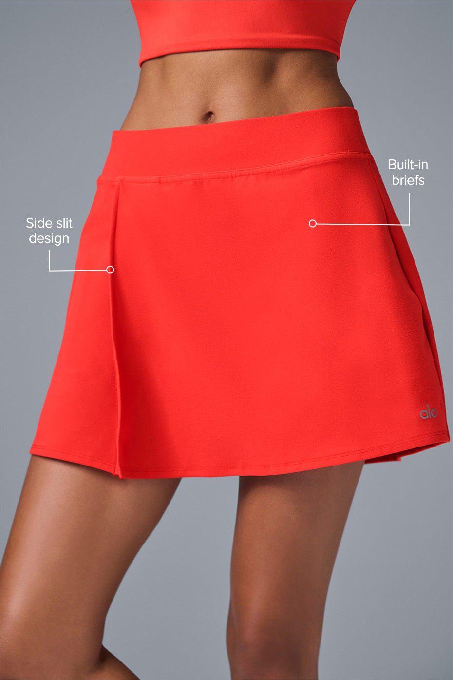 Alosoft Backspin Skirt - Red Hot Summer