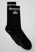 Women's Throwback Barre Sock - Black