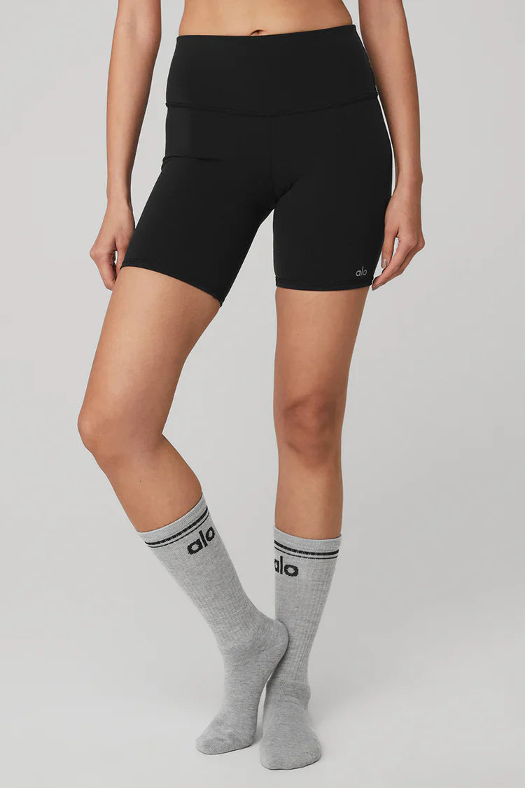 Unisex Throwback Sock Grey/Black